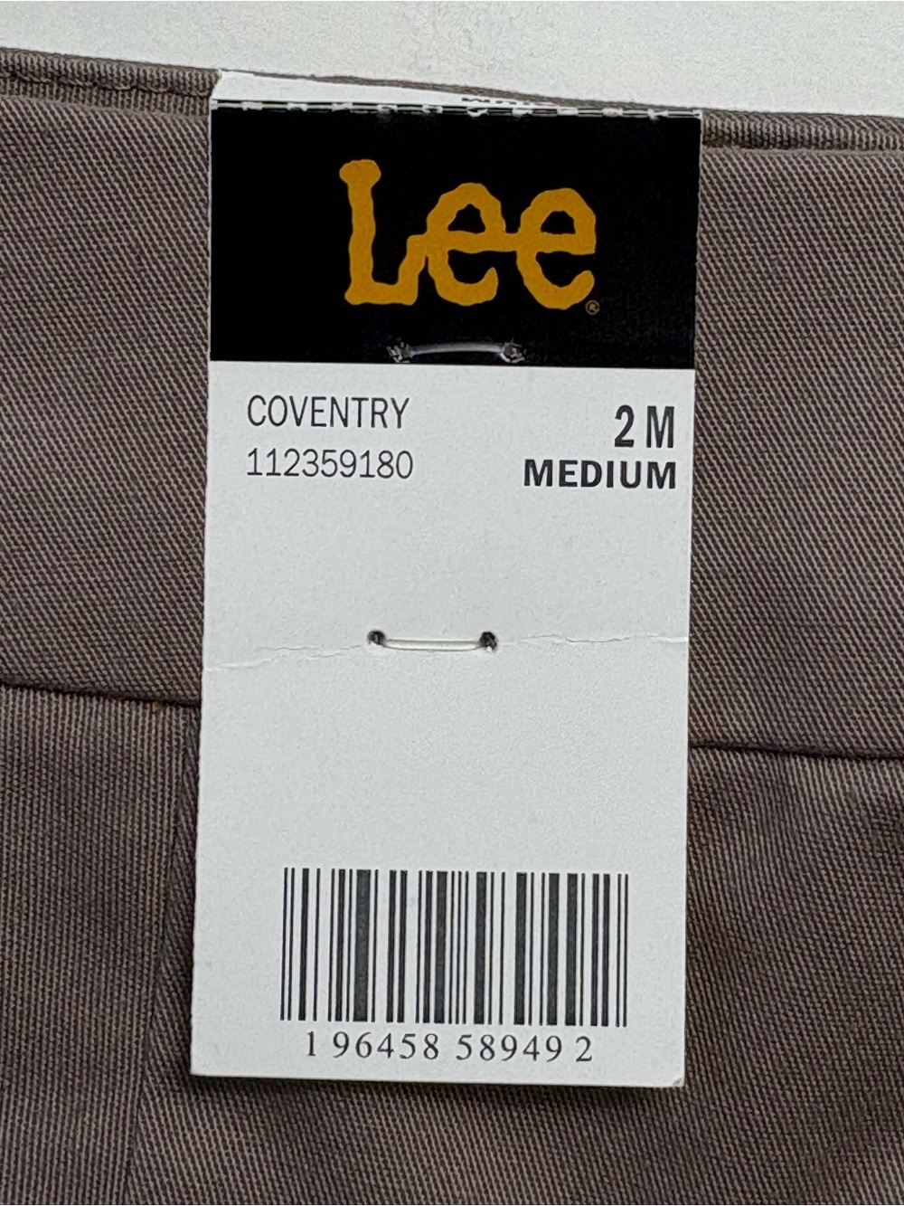 NWT Lee Wrinkle Free Mid Rise Bootcut Pants Coventry Taupe Brown Size 2M - Picture 12 of 12